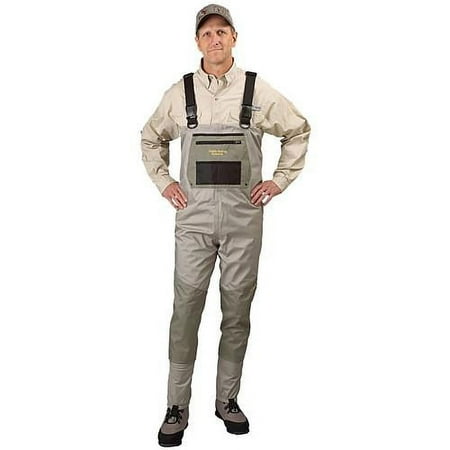 UPC: 0879730000433 | Caddis Mens Long Tan/Copper Deluxe Stockingfoot Breathable Waders