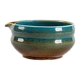 thumbnail image 2 of Cuenco de cerámica para matcha con pico vertedor, taza de té verde, regalo, utensilios artesanales, cuenco para mezclar Chawan para fiestas, jugo Azul, 2 of 8
