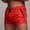 Red, variant on Man High Street Fashion Trend Pleated Design Straight Leather Shorts Apparel Sports Shorts for Men with Pockets