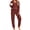 G-Caramel, variant on UVN Pajamas Sets for Women Long Sleeve Button Down Tops and Pants 2 Piece Outfit Fall Sleepwear Pjs Lounge Sets with Pockets