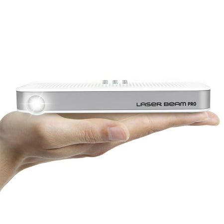 Laser Beam Pro C200 Projector l Focus-Free, FDA Assessed Class 1 Laser, Handheld HD Portable