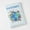 Light blue 2, variant on 2 Count Wanderlust World Map Landmark Printed Passport Holders, Lightweight Faux Leather Travel Passport Protector Covers