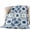 Blue, variant on Vintage Flower Quilted Comforters Cooling Blanket Queen Size, Greek Cobalt Blue Mandalas Floral Tile Texture Cold Comfort for Hot Sleepers Lightweight Air Conditioning Quilt Blanket for Bed