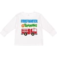 thumbnail image 3 of Inktastic Future Firefighter Kids Fireman Boys Long Sleeve Toddler T-Shirt, 3 of 5