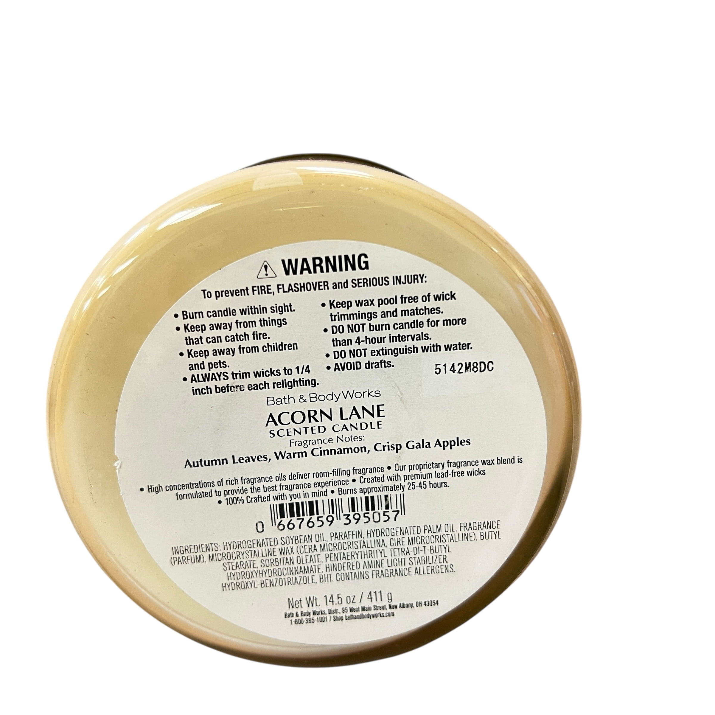 Bath & Body Works Maple Pumpkin Scented 3 Wick Candle 14.5 oz