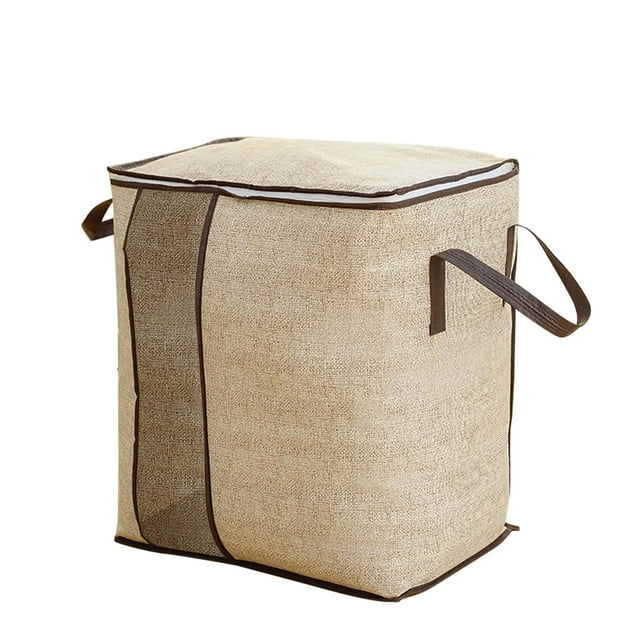 Binwennn Bolsa De Almacenamiento De Ropa Gruesa Con Asa Reforzada Y Bolsa De Almacenamiento Storage Extra Large Storage Containers for Closet Organization Storage College Zippe Bags for Storage