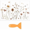 thumbnail image 1 of Juego de 3 calcomanías de diente de león en tonos pastel para muebles y manualidades (6 x 12 pulgadas). Adhesivos autoadhesivos para muebles., 1 of 9