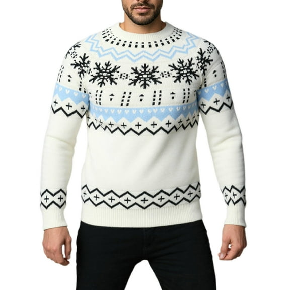 Ugly Christmas Sweaters For Men Sweater Coat Winter Warm Knitwear Casual Long Sleeve Outwear Soft Comfortable Pullover Stylish Loose Fit