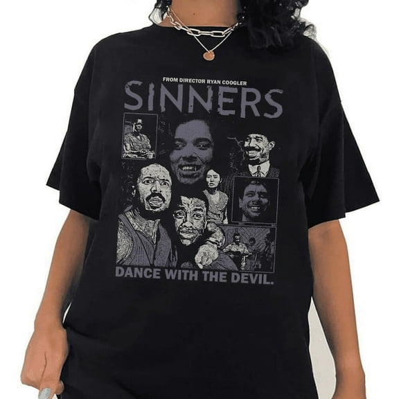 Sinners Movie Shirt 2025, Aesthetic Film Lover Tee