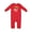Red, variant on Christmas Littlest Elf Holiday Baby Romper Coveralls