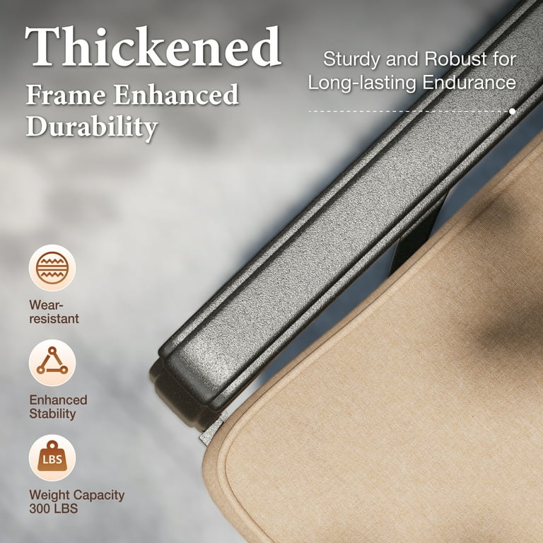 Summit Living 2-Piece Outdoor Patio Dining Chairs, XL Metal