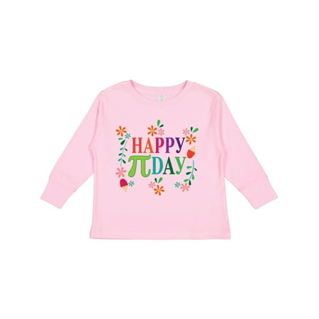 

Inktastic Happy Pi Day Girls Gift Toddler Toddler Girl Long Sleeve T-Shirt