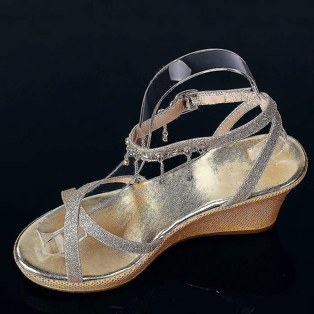 10 Pcs 5 Pairs Acrylic Clear Sandal Shoes Display Stand Inserts Holders Shoe Display Rack Shoe Support For Women s Shoes Walmart