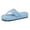 Light Blue, variant on HNMKIU Fashion Platform Slide Sandals Summer Casual Comfort Toe Post Beach Slippers Women Soft Sole Outdoor Indoor Shoes Womens Flip Flops Black,7.5