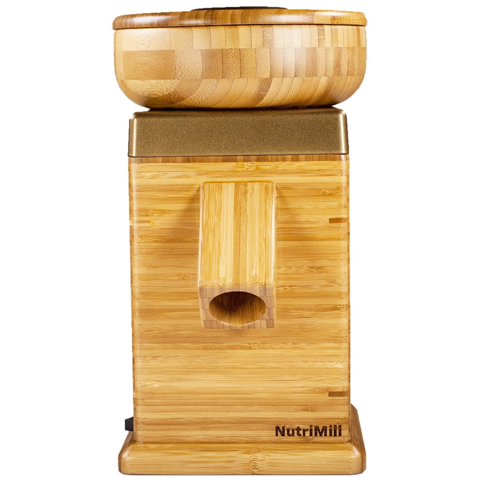 NutriMill Harvest Grain Mill Corundum Millstones Electric w/ Gold