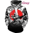 thumbnail image 3 of Sudadera con capucha con estampado 3D de samurái japonés, sudadera con personalidad, ropa de calle de hip hop, sudaderas con capucha estilo Harajuku para hombre, 3 of 5