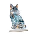 thumbnail image 2 of Decoración de animales acrílicos 2d plano atractivo decoración de mesa adorno para el gabinete de restaurantes estantes navideñas Gatito, 2 of 8