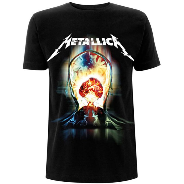 Metallica T-Shirt pour Adulte à Imprimé Dos Explosé
