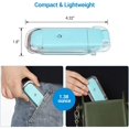 thumbnail image 5 of Luz de libro ámbar, luz de libro recargable USB para leer en la cama, luz de libro con clip, brillo ajustable, luz de ayuda para dormir, blanco cálido, verde brillar Electrónica, 5 of 5