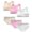 White Pink Skin Color, variant on LICHENGTAI 3 Sets of Girls Bra Briefs Cotton Bra Briefs Full Cup Breathable Bra Elastic Briefs for Adolescent Girls One Size White Pink Gray