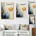thumbnail image 4 of Designart "Grunge Collage In Astrological Minimalism" Astrology Picture Framed Wall Decor, 4 of 5