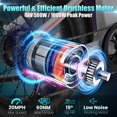 thumbnail image 4 of WOOKEN 20"X4.0 Fat Tire Electric Mountain Bike for Adults, Powerful Peak 1000W Electric Mountain Bicycle with 48V 624WH Removable Battery, Max speed 20MPH, UL2849, 4 of 8