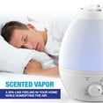 thumbnail image 6 of Bell + Howell Cool Ultrasonic Humidifier with XL 1 Gallon Capacity, Built In Aroma Diffuser, 7 Color Changing Nightlight, 6 of 7