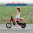 thumbnail image 4 of CazToi 24V 250W MotorKids 13.6 Mph Ride On Motorcycle with Disc Brake, 4 of 7