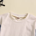 thumbnail image 5 of kpoplk Baby Boy Summer Clothes 12 Months 2 Piece Set Short Sleeve Stripe Tee Pocket Shorts Outfit(Blue,6-12 M), 5 of 7