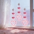 thumbnail image 6 of LED Heart-Shaped Star-Shape Curtain Lights - Battery Operated with Suction Cups for Proposal, Wedding, Party & Romantic Decoration,Valentines Day Decoration, 6 of 7