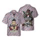 thumbnail image 3 of Herramienta de corte de cabello con múltiples elementos, impresión 3D para camisas de hombre, camisa de uniforme de manga corta de trabajo profesional de moda con botones para niño, 3 of 5