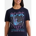 thumbnail image 4 of Time and Tru Women's AC/DC Let There Be Rock Graphic Tee, Sizes XS-XXXL, 4 of 5