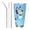 Straw Three-piece Set, variant on Masiiu Bluey Print 20OZ Car Cup for Travel, Insulated Stainless Steel Cup, Leak-Proof Lid with Straw and Direct Drinking Opening-Without Straw