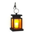 thumbnail image 2 of 1 Pack Solar Hanging Lantern Outdoor,Waterproof Solar Lights with LED Flickering Flameless Candle Warm White for Garden,Patio , Lawn, Deck , Umbrella, Tent, Tree,Yard,Driveway, 2 of 10