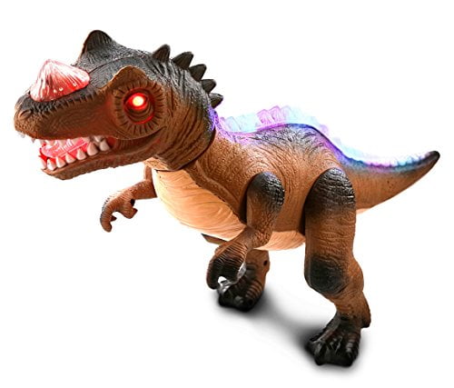 walking roaring dinosaur toy