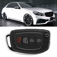 thumbnail image 1 of Fyydes Flip 4 Button Remote Key Fob Case Shell Cover Fit For Hyundai Santa Fe (ix45) 2013-2014, 4 Button Key Fob Case, Key Fob Shell, 1 of 7