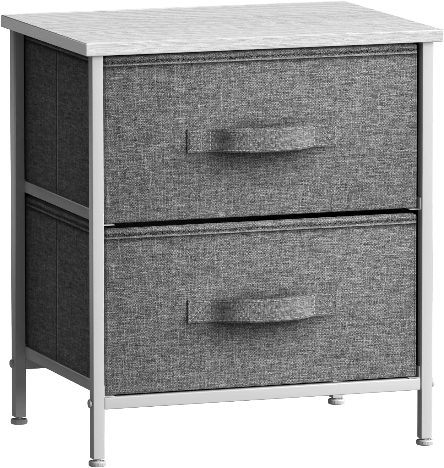 Sorbus 2-Drawer Nightstand Side Table: Cozy Bedside Storage & Functional Accent Piece (Set of 2)