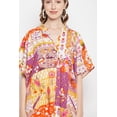 thumbnail image 4 of Oussum Robe Kaftan Longue Maxi à Boutons Imprimée pour Femme Grande Taille, 4 of 7