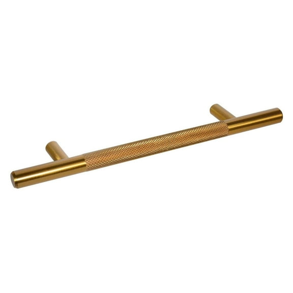 CKP #3485 Origins Collection 5 in. (128mm) Knurled Bar Pull, Amber Gold
