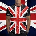 thumbnail image 1 of Summer Print Tee For Everyday Wear Lightweight Casual T Shirt With UK Design For Spring Summer, 1 of 5