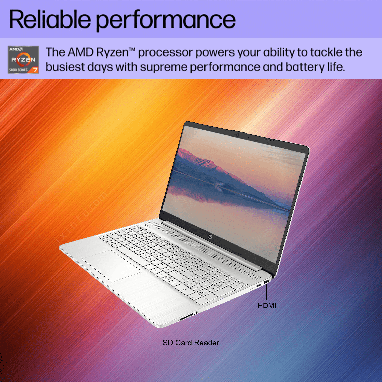 HP 15.6” Touchscreen Business Laptop, Ryzen 7 5700U, 32GB RAM, 1TB