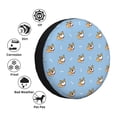 thumbnail image 4 of Sikiie Cute Cartoon Corgi PVC Leather Spare Tire Wheel Cover Spare Tire Cover, for Car Truck SUV Camper Trailer Universal Fit(14-17in)-14 inch, 4 of 6