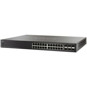 Cisco SG500X-24P Layer 3 Switch 24 Ports Manageable Stack Port by Cisco