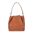 thumbnail image 2 of The Pioneer Woman Faux Leather Tooled Bucket Bag, Cognac, 2 of 5