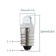 thumbnail image 2 of 5pcs E10 LED Bulb 3V DC Warm/White Screw Lamp Replacement For Torch Flashlight Light, 2 of 4