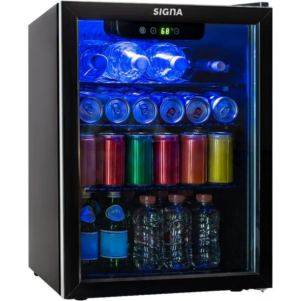 Frigobar Refrigerador Enfriador Bebidas Acero Inox 70l 2.5ft