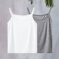 thumbnail image 2 of GiLiling Toddler Baby Girls 2 PCS Tank Top Sleeveless Loose Camisole Thin Strap Solid Summer Dance Beachwear (Grey, 12-18 Months), 2 of 9