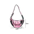 thumbnail image 2 of Portable bag Crossbody shoulder bag Breathable mesh pet backpack Pet bag - Pink, 2 of 5