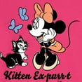 thumbnail image 2 of Disney - Minnie Mouse - Kitten Ex-purr-t - Men's Crew Neck Fleece Pullover, 2 of 4