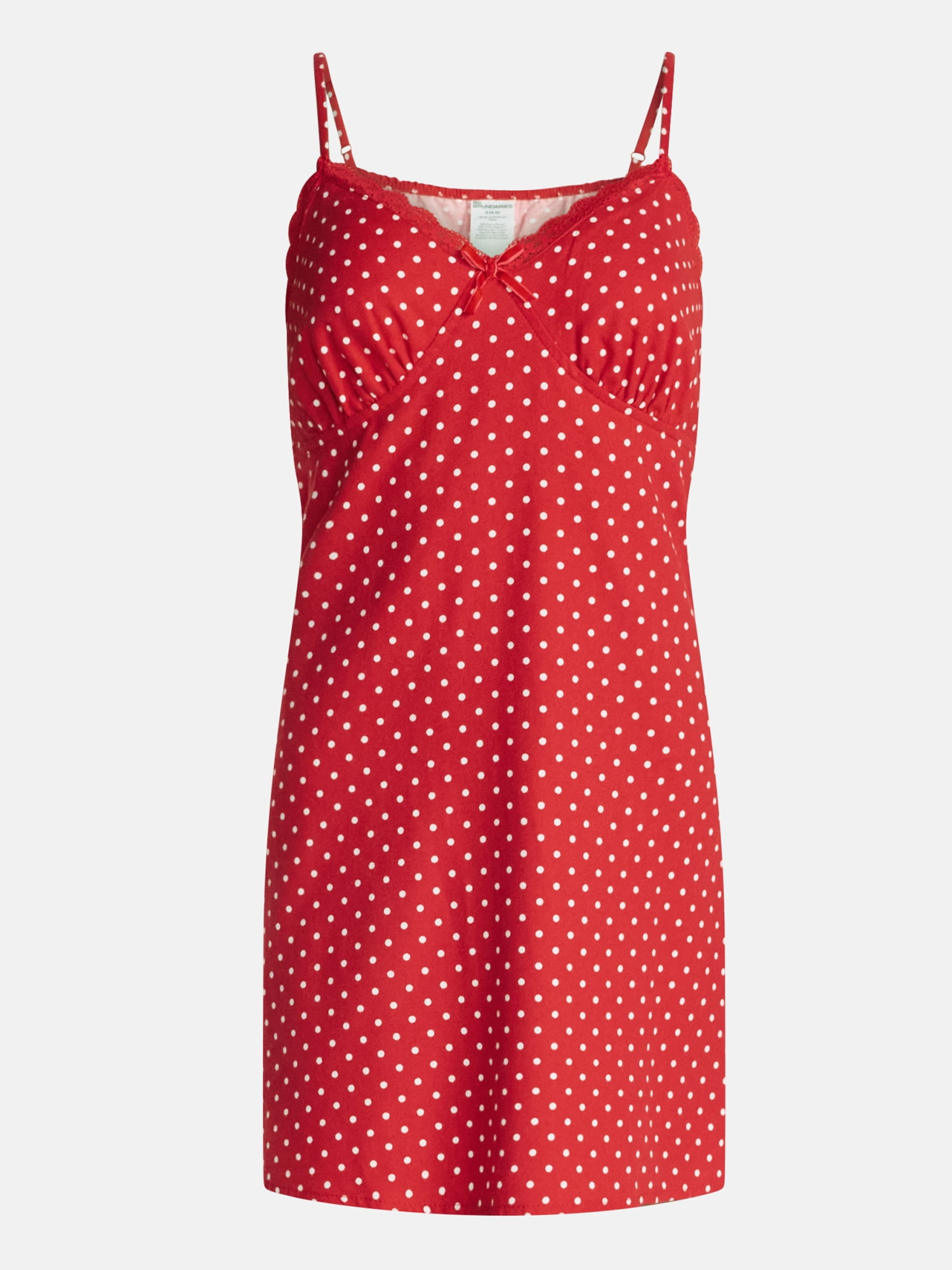 No Boundaries Sleeveless Sleep Slip Dress, Women's XS-XXL